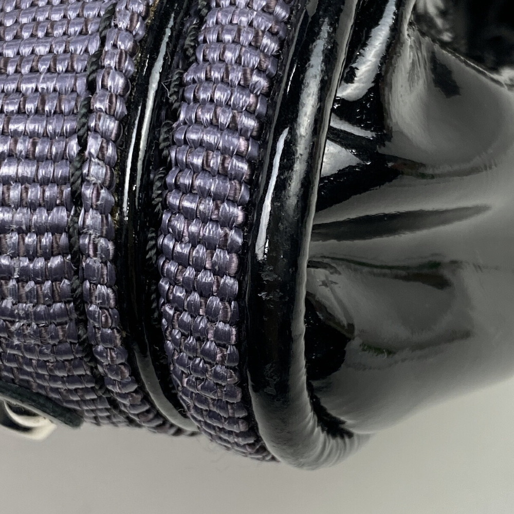 Chloe Paddington Handbag Mini Canvas Purple Black - Picture 2 of 9